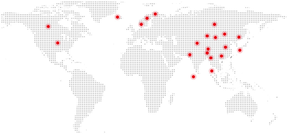 6000+品牌服務中心<br>遠銷30+國家地區